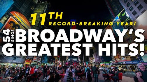 54 Sings Broadway's Greatest Hits! show poster