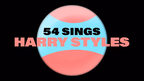 54 Sings Harry Styles show poster