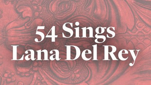 54 Sings Lana Del Rey: Let the Light In show poster