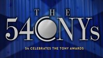 The 54onys: 54 Celebrates The Tony Awards