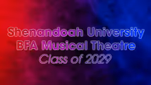 Shenandoah University BFA Musical Theatre Class of 2029 in Cabaret