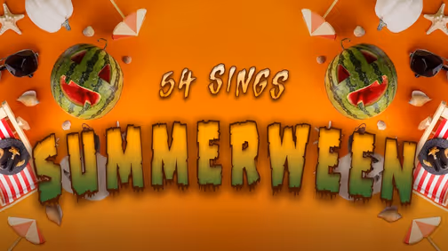 54 Sings Summerween show poster