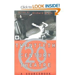 Twentieth Century Theatre: A Sourcebook  Cover