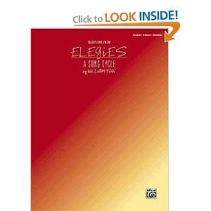 Elegies A Song Cycle by William Finn