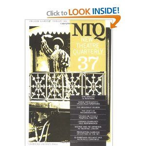 New Theatre Quarterly 37: Volume 10, Part 1 Cover