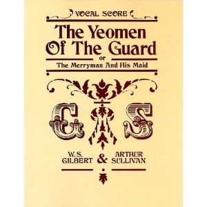 The Yeomen of the Guard - Vocal Score Cover