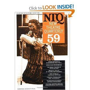 New Theatre Quarterly 59: Volume 15, Part 3 Cover