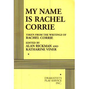 My Name Is Rachel Corrie Cover