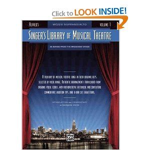 Alfred's Singer's Library Of Musical Theatre Cover