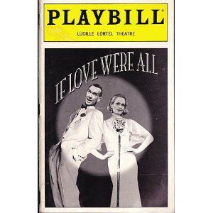 If Love Were All Cover