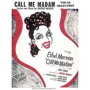 Call Me Madam: Vocal Selections  Cover