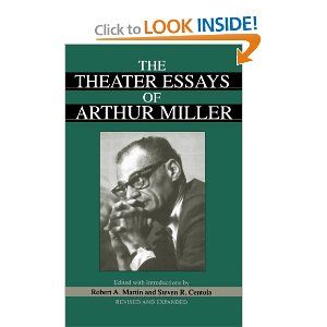 The Theater Essays Of Arthur Miller  Cover