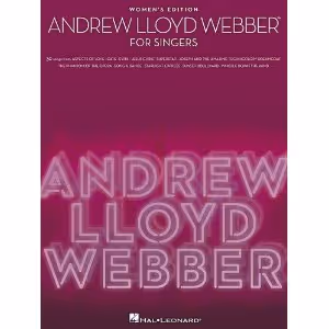 Andrew Lloyd Webber for Singers Women's Edition Cover