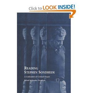 Reading Stephen Sondheim: A Collection of Critical Essays Cover