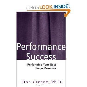 Performance Success : Performing Your Best Under Pressure (Theatre Arts) Cover