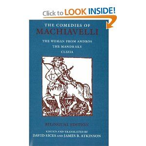 The Comedies of Machiavelli Cover