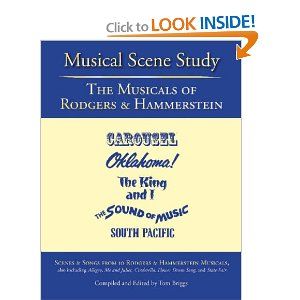 Musical Scene Study : The Musicals of Rodgers and Hammerstein by Tom Briggs (Editor), Richard Rodgers, Oscar Hammerstein II
