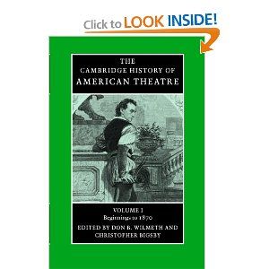 The Cambridge History of American Theatre 3 Volume Paperback Set  Cover