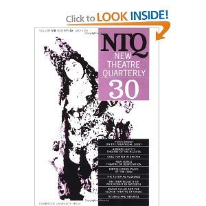 New Theatre Quarterly 30: Volume 8, Part 2 Cover