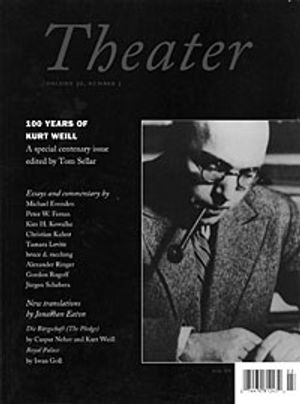 100 Years of Kurt Weill Cover
