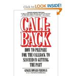 Callback: How to Prepare for the Callback to Succeed in Getting the Part