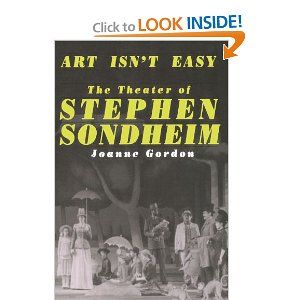 Art Isn't Easy: The Theater of Stephen Sondheim Cover