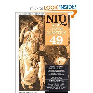 New Theatre Quarterly, Vol. 13, No. 49 Cover