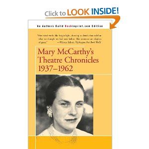 Mary McCarthy's Theatre Chronicles Cover