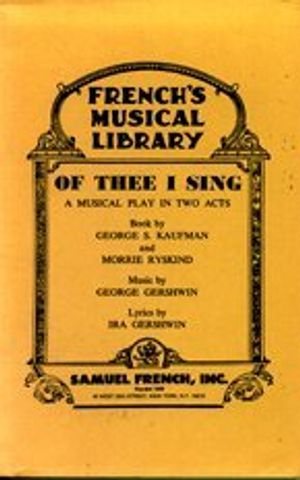 Of Thee I Sing Cover