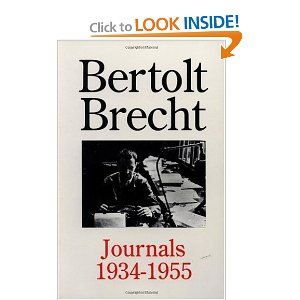 Bertolt Brecht: Journals 1934 - 1955 Cover