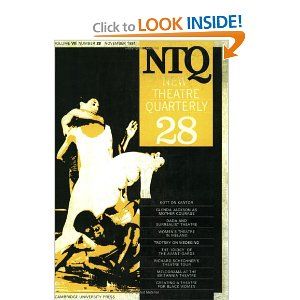 New Theatre Quarterly 28: Volume 7, Part 4  Cover