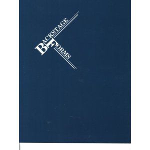 Backstage Forms Cover