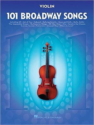 101 Broadway Songs for Violin Cover