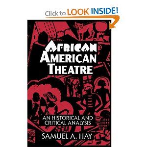 African American Theatre: An Historical and Critical Analysis Cover