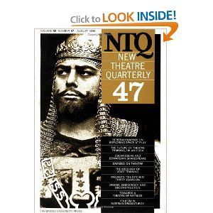 New Theatre Quarterly 47: Volume 12, Part 3 Cover