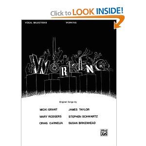 Working - Vocal Selections Cover