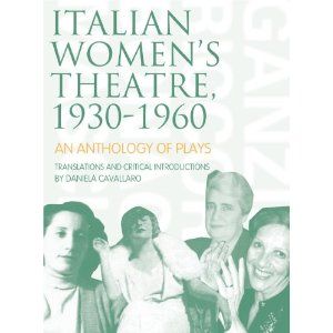 Italian Women's Theatre, 1930-1960 Cover