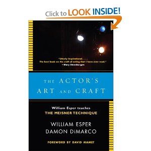 The Actor's Art and Craft: William Esper Teaches the Meisner Technique Cover