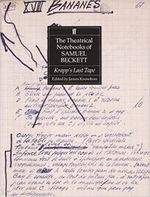 The Theatrical Notebooks of Samuel Beckett: Krapp's Last Tape
