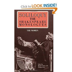 Soliloquy! The Shakespeare Monologues for Women Cover