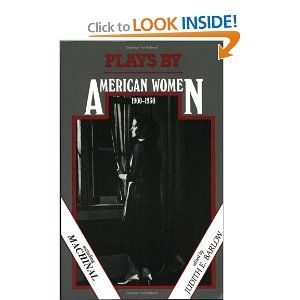 Plays by American Women 1900-1930 Cover