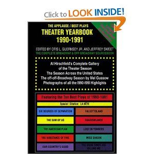 Theater Yearbook 1990-1991: The Complete Broadway and Off-Broadway Sourcebook Cover