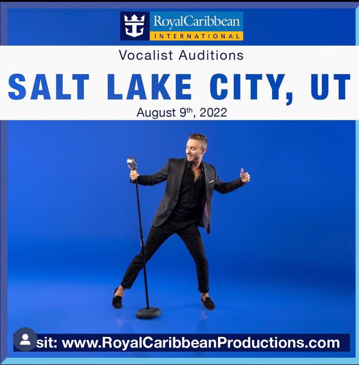Royal Caribbean Productions - Singers & Dancers - Salt Lake City