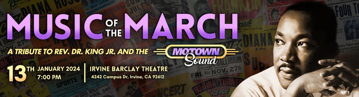 BLACK SINGERS/ACTORS/DANCERS NOV AUDITION - MUSIC OF THE MARCH: A TRIBUTE TO DR. MARTIN LUTHER KING & THE MOTOWN SOUND