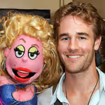 Photo Coverage: James Van Der Beek Visits Avenue Q