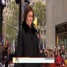 STAGE TUBE: Susan Boyle Sings 'Wild Horses' on NBC's Today Show