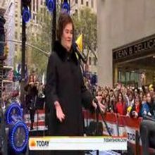 STAGE TUBE: Susan Boyle Sings 'Cry Me a River' on NBC's Today Show