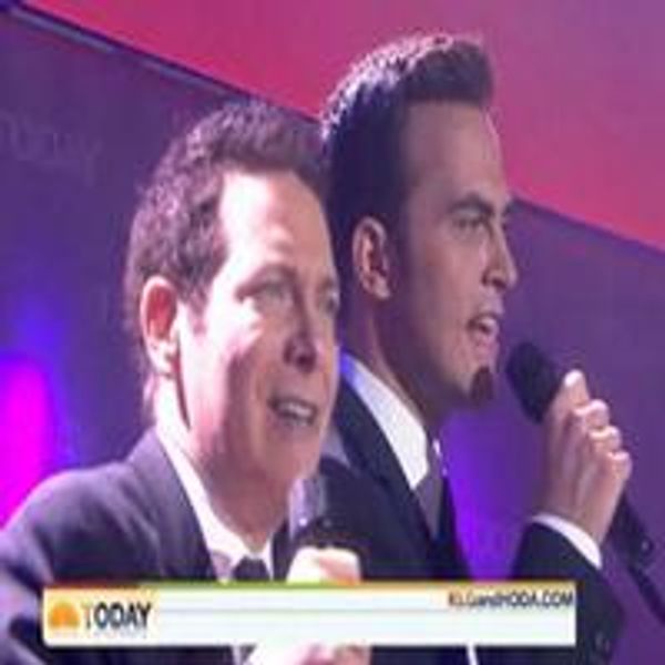 STAGE TUBE: Michael Feinstein and Cheyenne Jackson Sing on TODAY - Cabaret Theater Video