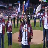 STAGE TUBE: The GLEE Cast Sings National Anthem at the World Series Game
