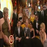 STAGE TUBE: GLEE Celebrates Golden Globe with 'Celebration' Video